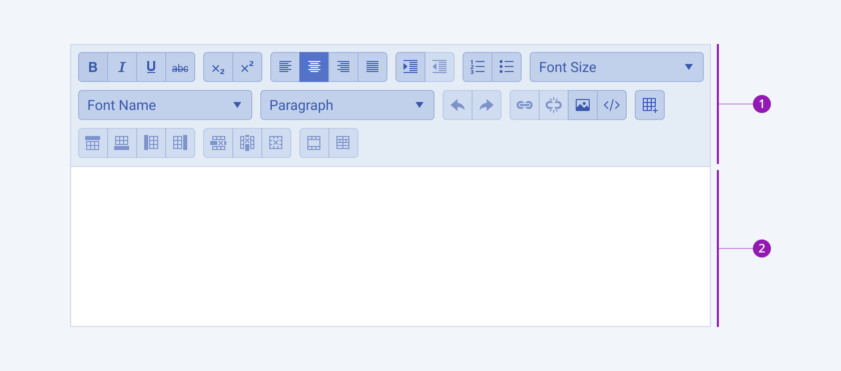 A Telerik and Kendo UI Editor component